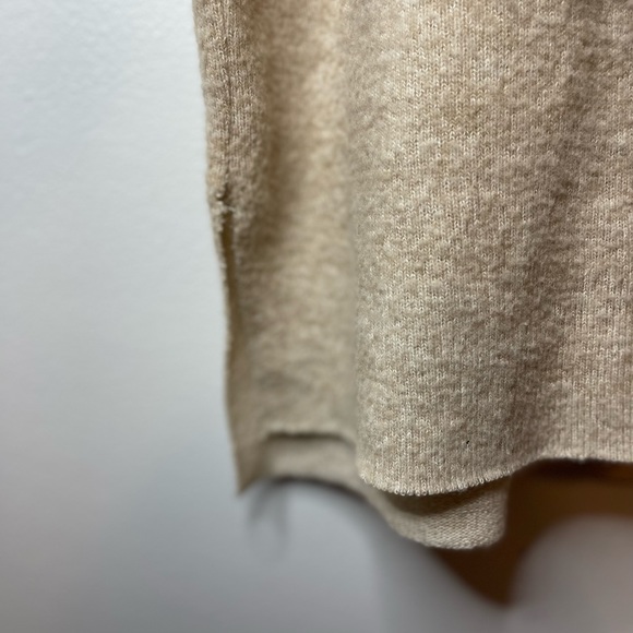 Zara boxy knit tee size M cream color - Picture 4 of 5